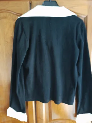 Polo donna nero e bianco