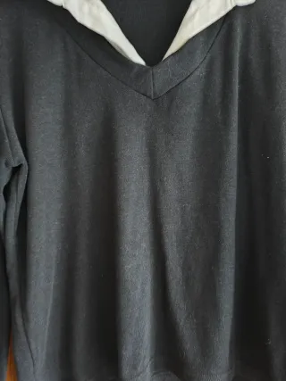 Polo donna nero e bianco