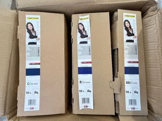 Tapas de encuadernación Chanel 3 cajas A4