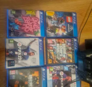 PS4 Giochi: Call of Duty, Spiderman, FIFA 21 con controller