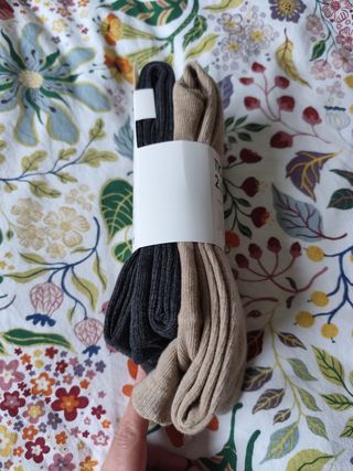 Leotardos Beige Talla  (35-37)