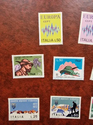 Serie francobolli Repubblica italiana