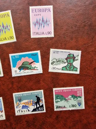 Serie francobolli Repubblica italiana