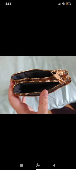 Monedero piel de potro nuevo