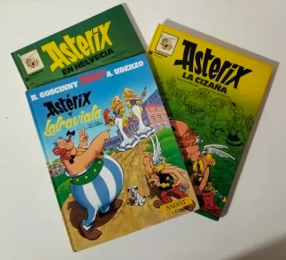 3 libros Astérix y Obélix