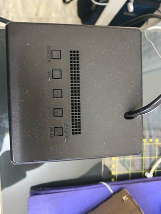 Radio Despertador Sony Negro