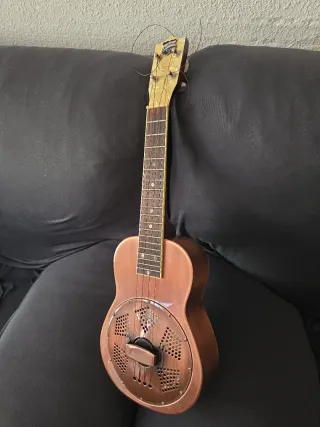 Ukelele Recording King RU-998-M Resonador Metal