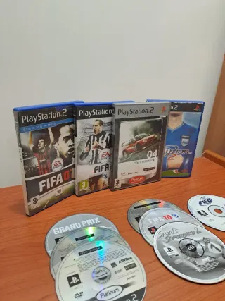 Lotto Giochi PS2: FIFA, Grand Prix, Spiderman