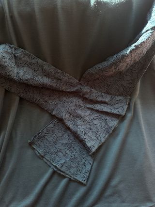 Camiseta manga larga encaje