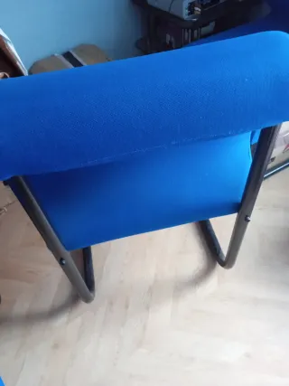 4 Sillones Módulo Oficina Azul