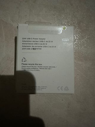 Caricabatterie Apple USB-C 20W Nuovo
