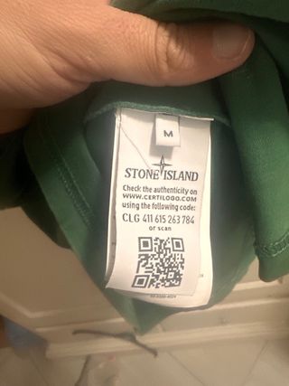 Maglia Stone Island Verde Nuova con Cartellino