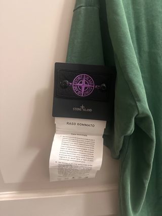 Maglia Stone Island Verde Nuova con Cartellino