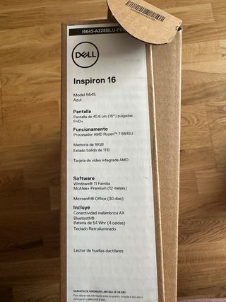 Portátil Dell Inspiron 5645 Ryzen 8840U