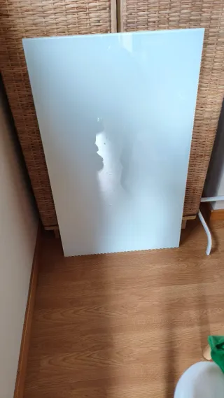 Cristal blanco para mesa/escritorio