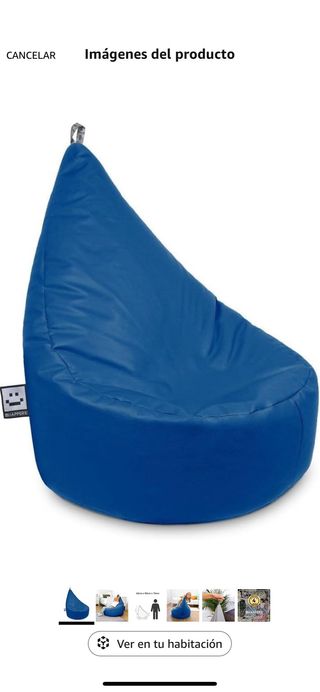Sillón Puf Azul