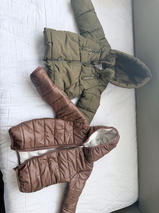 Chaqueta acolchada con forro sherpa