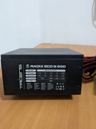 Fuente Alimentación Tacens Radix ECO III 650W