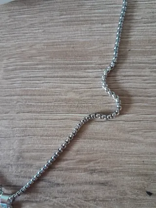 Collana Uomo con Croce Argentata