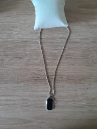 Collana Uomo con Croce Argentata