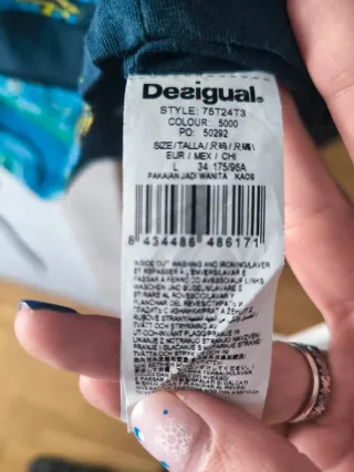 Camiseta Desigual Manga Larga