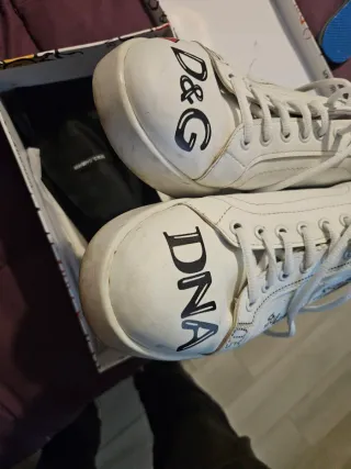 Sneakers D&G bianche e nere