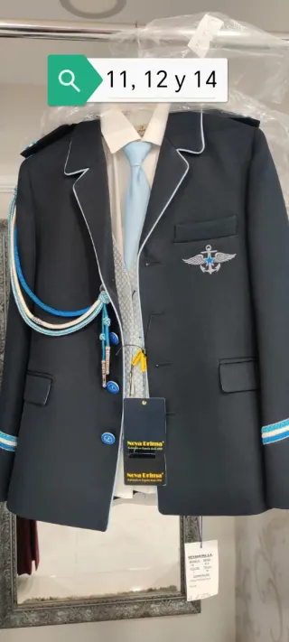 TRAJES COMUNIÓN ALMIRANTE. NUEVOS CON ETIQUETA