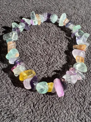 Bracciale Fluorite Fatto a Mano