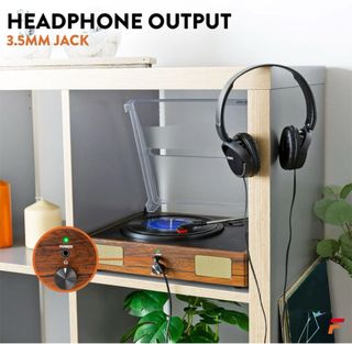 Tocadiscos Madera con USB - Fenton RP106W