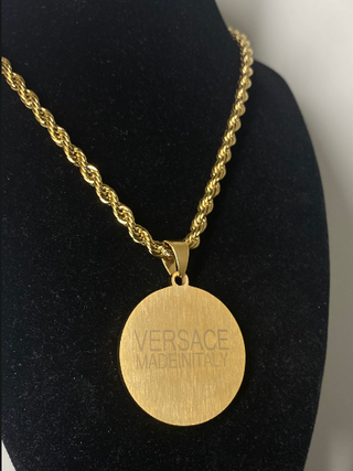Collar Versace Medusa Dorado