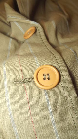 HFN Blazer Donna Beige L Gessato 3 Bottoni