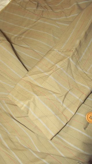 HFN Blazer Donna Beige L Gessato 3 Bottoni