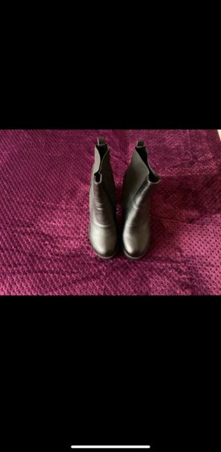 Botines negros plataforma tacón Yuujou