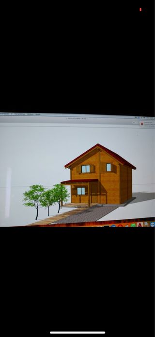 Casa de madera grande