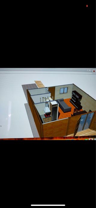 Casa de madera grande