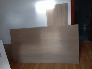 Armario  beige y marrón