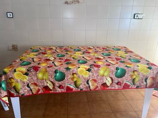 Manteles de cocina con estampado de frutas