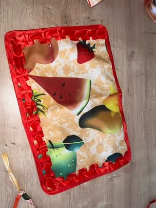 Manteles de cocina con estampado de frutas