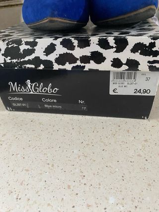 Décolleté tacco Miss Glovo 37 blu