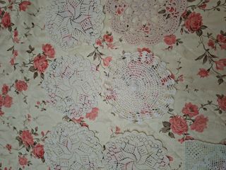 Set 10 centrini uncinetto