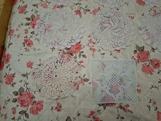 Set 10 centrini uncinetto