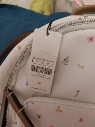 Mochila pequeña floral