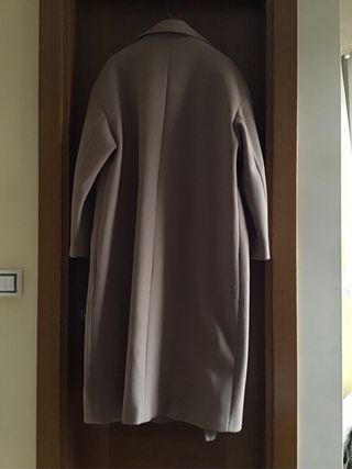 Abrigo paño camel Zara Talla L