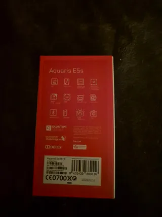 BQ Aquaris E5s Negro Roto