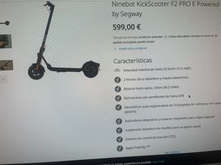Ninebot Kickscooter F2 PRO E Segway