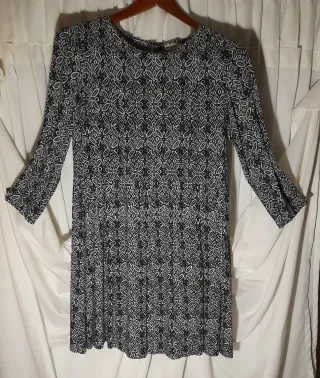 Vestito donna fantasia geometrica