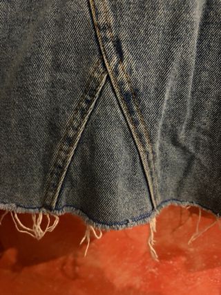 Falda vaquera vintage azul