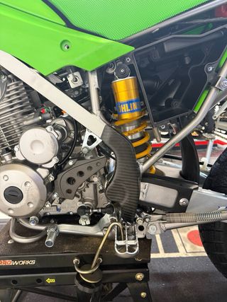 Protector chasis y cubrecarter Kawasaki KLX 140