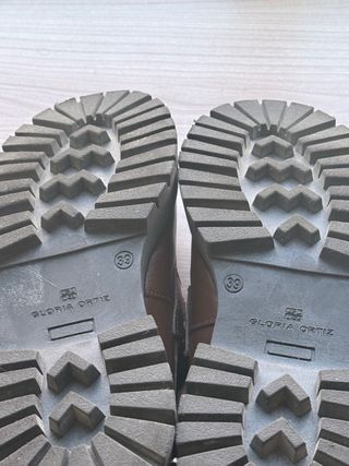 Mocasines Gloria Ortiz Piel Marrón Talla 40