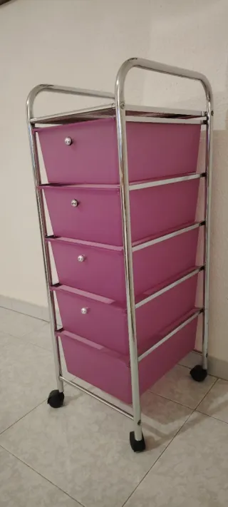 Carrito cajonera 5 cajones con ruedas